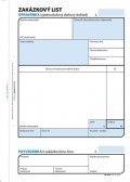 neuveden: Zakázkový list, A5, opravenka, 100 listů
