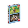 neuveden: Puzzle Krtkův den 2 x 48 dílků