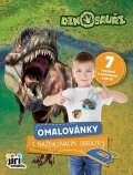 neuveden: Omalovánky s nažehlovacími obrázky Dinosauři