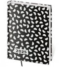neuveden: Diář 2025 Vario Lyra denní B6 B&W
