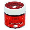 neuveden: Embosovací prášek IZINK - červený třpytivý, 25 ml