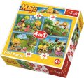 neuveden: Trefl Puzzle Včelka Mája 4v1 (35,48,54,70 dílků)