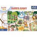 neuveden: Trefl Puzzle Treflíci a mláďata v ZOO super giant 15 dílků - oboustranné