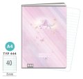 : Školní sešit A4, 40 listů, typ 444 Sweet Dreams