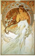 neuveden: Pohled Alfons Mucha – Music, krátký
