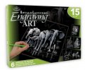 neuveden: Royal & Langnickel Sada Škrabací obrázek stříbrný - Safari 6 ks