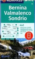 neuveden: Bernina, Valmalenco, Sondrio 1:50 000 / turistická mapa KOMPASS 93