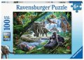 neuveden: Ravensburger Puzzle - Rodina z džungle 100 dílků