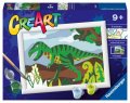 neuveden: Ravensburger CreArt - Toulající se dinosaurus