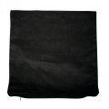 neuveden: Rayher povlak na polštář 50 x 50 cm černý 100% bavlna