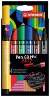 neuveden: STABILO Pen 68 MAX Arty - 6 ks sada