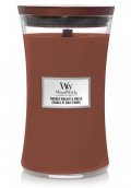 neuveden: WoodWick Smoked Walnut & Maple svíčka váza 609g