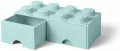neuveden: Úložný box LEGO s šuplíky 8 - aqua