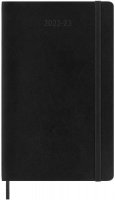 neuveden: Moleskine Plánovací zápisník 2022-2023 černý L, měkký