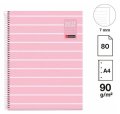 : Poznámkový blok Between the Lines NB-1, A4, 90g, karton, 80 listů, linka, P
