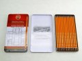 neuveden: Koh-i-noor tužka grafitová technická HB-10H souprava 12ks v plechové krabič