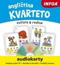 neuveden: Angličtina KVARTETO - Audiokarty + CD (zvířata a rodina)