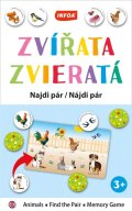 neuveden: Výuková hra (krabička) Najdi pár - Zvířata / Zvieratá