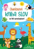 -: Obrázková kniha slov se samolepkami