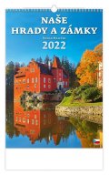 Maleček Roman: Kalendář nástěnný 2022 - Naše hrady a zámky