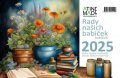 neuveden: Kalendář 2025 Rady našich babiček, stolní, týdenní, 225 x 150 mm