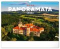 neuveden: Kalendář 2026 nástěnný: Panoramata Česka, 48 x 33 cm