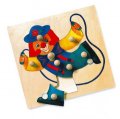 neuveden: Puzzle - klaun - MAXI úchytky