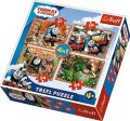 neuveden: Trefl Puzzle Mašinka Tomáš 4v1