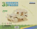 neuveden: Dřevěné 3D puzzle - Jeep