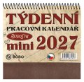 : Pracovní kalendář 2027 MINI Retro