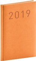 neuveden: Diář 2019 - Vivella Fun - týdenní, oranžový, 15 x 21 cm