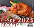 neuveden: Kalendář 2023 České recepty, stolní, týdenní, 148 x 125 mm