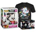 neuveden: Funko POP & Tee: Alice in Wonderland - White Rabbit (velikost trička S)