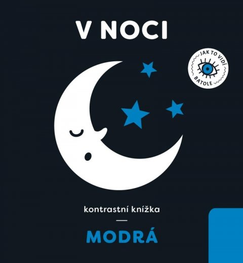 Paszkiewicz Anna: V noci - kontrastní knížka modrá