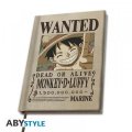 neuveden: One Piece Zápisník Wanted Luffy A5