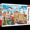 neuveden: Trefl Puzzle Legrační města - Divoký Řím, Funny Cities / 1000 dílků