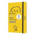 neuveden: Moleskine Plánovací zápisník 2022 Snoopy žlutý S
