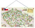 neuveden: Magnetická mapa ČR s obrázky a společenská hra, 3 v 1