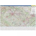 neuveden: Česká republika - automapa nástěnná 1:360 tis./136x97 cm