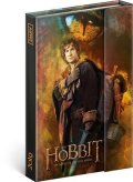 neuveden: Diář 2019 - Hobbit - týdenní magnetický, 10,5 x 15,8 cm