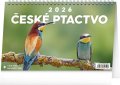 neuveden: Kalendář 2026 stolní: České ptactvo, 23,1 x 14,5 cm