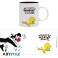 neuveden: Looney Tunes Hrnek keramický - Tweety Sylvester (objem 320 ml)