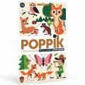 neuveden: Poppik Samolepkový plakát vzdělávací - Lesní zvířata