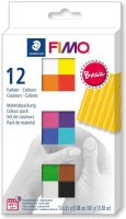 neuveden: FIMO Soft sada 12 barev x 25 g - basic