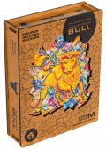 neuveden: Unidragon dřevěné puzzle - Býk velikost M