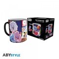 neuveden: BT21 Měnící Keramický hrnek 320 ml - Times Square