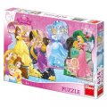 neuveden: Hravé princezny - puzzle 4x54 dílků