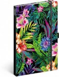 neuveden: Notes - Tropical linkovaný, 13 × 21 cm