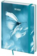 neuveden: Diář 2022 Vario - Butterfly s gumičkou, týdenní, A5