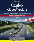 kolektiv autorů: Česko + Slovensko autoatlas 1:200 000 A4